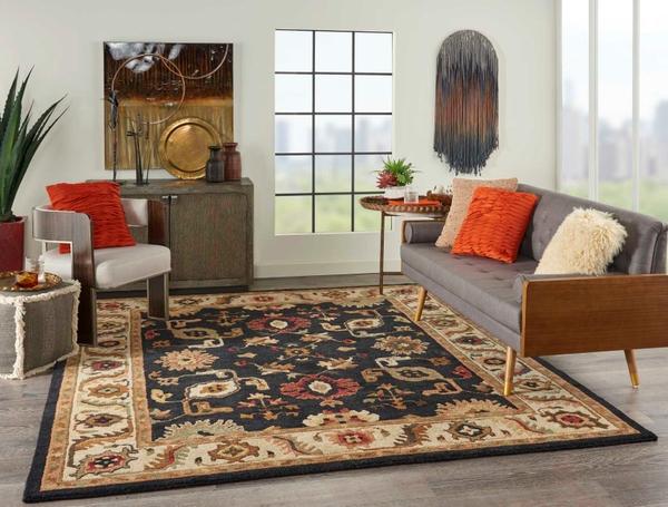 Nourison TAHOE TA08 BLACK AREA RUG