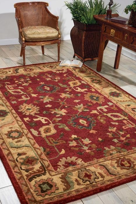 Nourison TAHOE TA08 RED AREA RUG