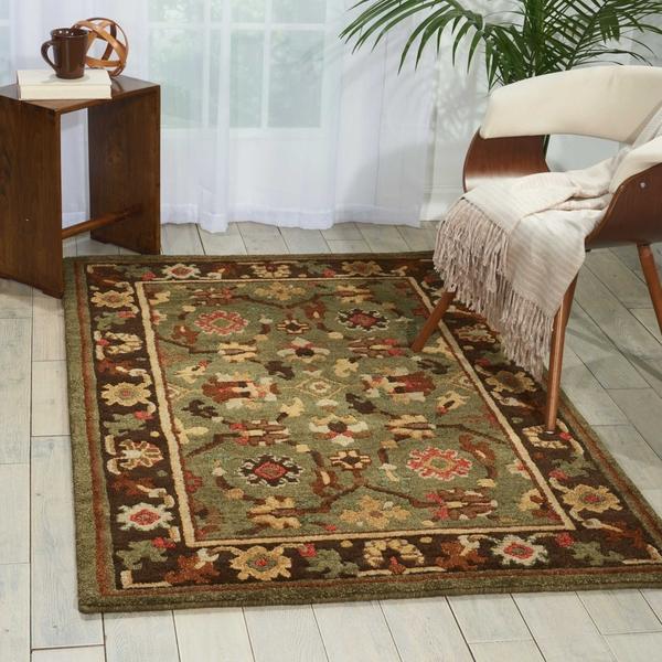 Nourison TAHOE TA10 GREEN AREA RUG