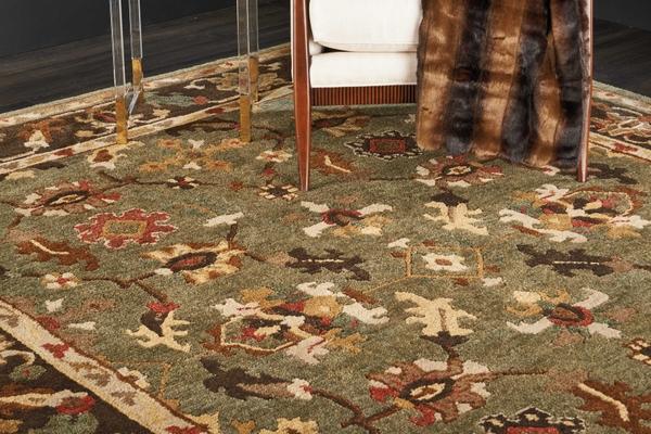 Nourison TAHOE TA10 GREEN AREA RUG