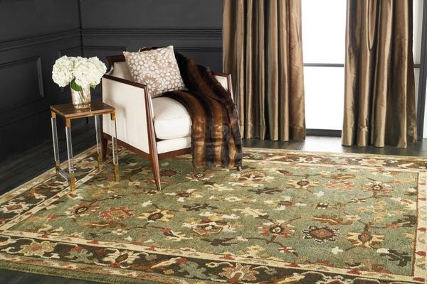 Nourison TAHOE TA10 GREEN AREA RUG