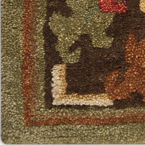 nourison TAHOE TA10 GREEN AREA RUG