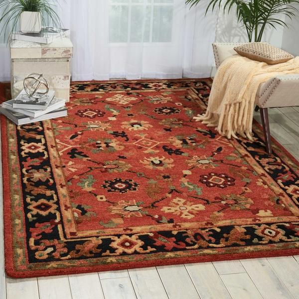 Nourison TAHOE TA12 RUST AREA RUG