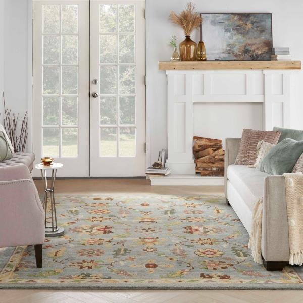 Nourison TAHOE TA13 SEAGLASS AREA RUG