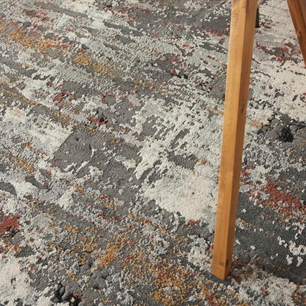 Nourison TANGRA TNR02 GREY/MULTICOLOR AREA RUG