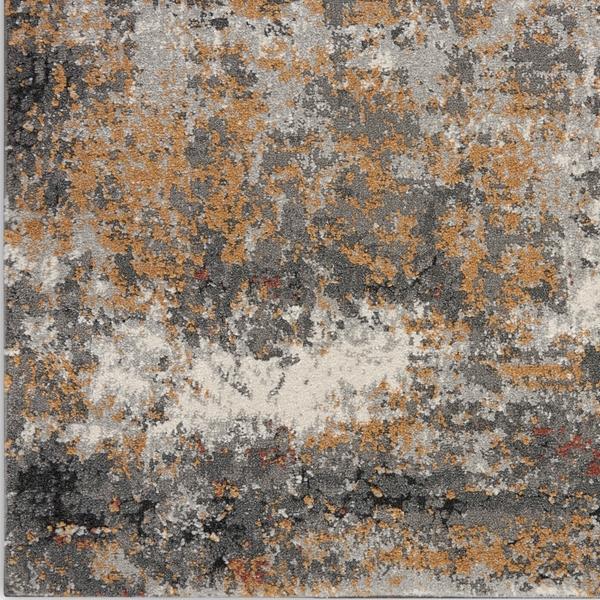 nourison TANGRA TNR03 GREY/MULTICOLOR AREA RUG