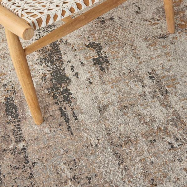 Nourison TANGRA TNR05 CREAM GREY AREA RUG