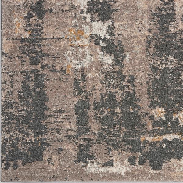 nourison TANGRA TNR05 CREAM GREY AREA RUG