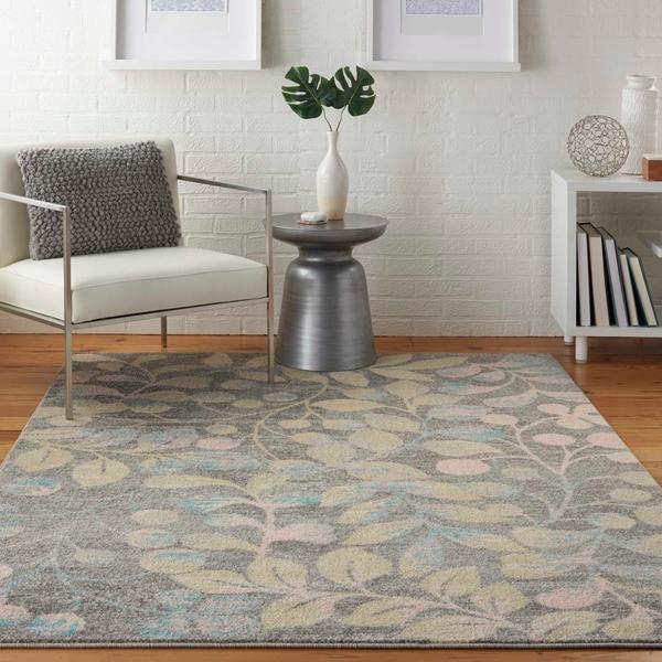 Nourison TRANQUIL TRA03 GREY/BEIGE AREA RUG