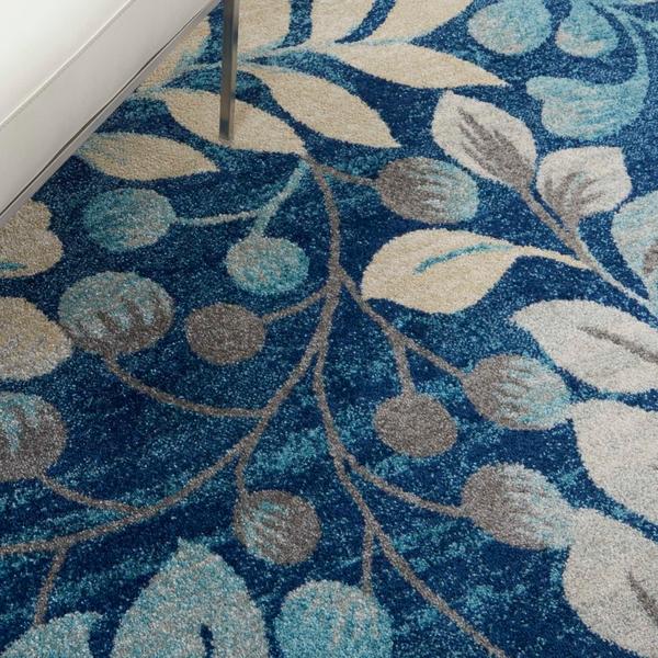 Nourison TRANQUIL TRA03 NAVY AREA RUG