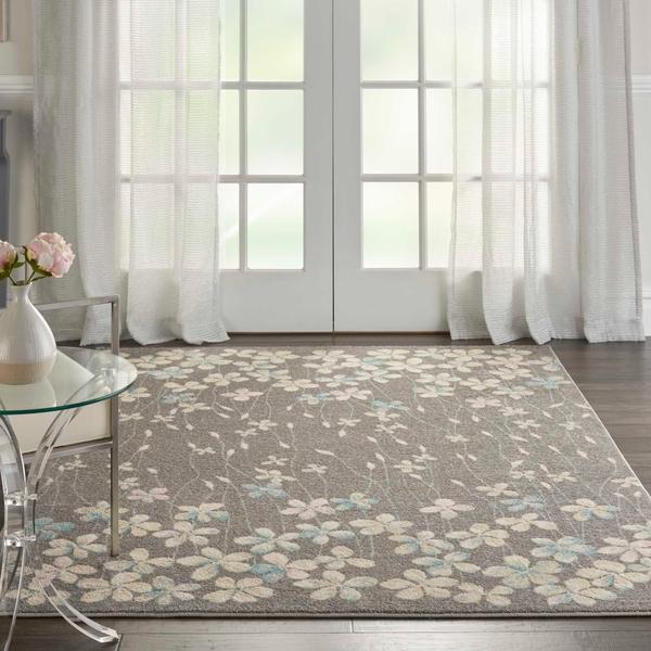Nourison TRANQUIL TRA04 GREY/BEIGE AREA RUG