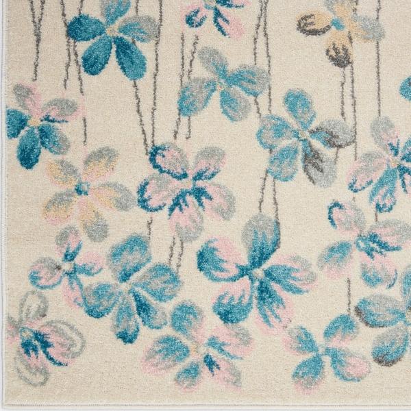 nourison TRANQUIL TRA04 IVORY AREA RUG