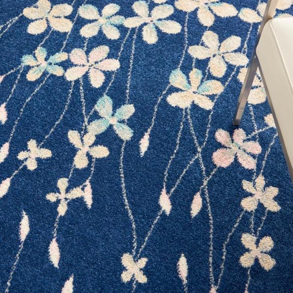 Nourison TRANQUIL TRA04 NAVY AREA RUG