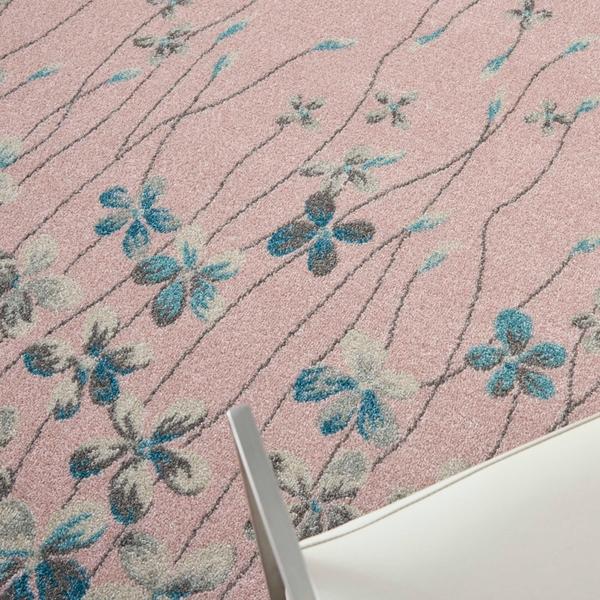 Nourison TRANQUIL TRA04 PINK AREA RUG