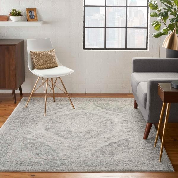 Nourison TRANQUIL TRA05 IVORY/GREY AREA RUG