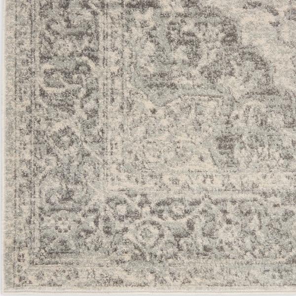 nourison TRANQUIL TRA05 IVORY/GREY AREA RUG
