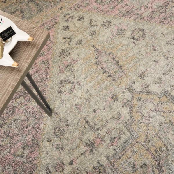 Nourison TRANQUIL TRA06 IVORY/PINK AREA RUG