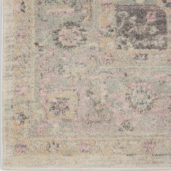 nourison TRANQUIL TRA06 IVORY/PINK AREA RUG
