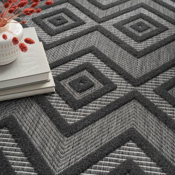 Nourison Nourison Versatile NRV01 Charcoal/Black Rug