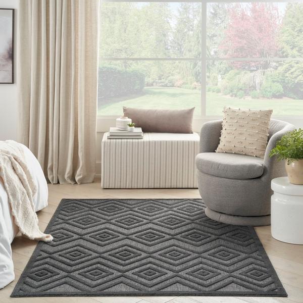 Nourison Nourison Versatile NRV01 Charcoal/Black Rug
