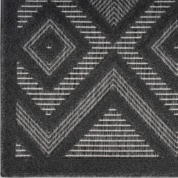 nourison Nourison Versatile NRV01 Charcoal/Black Rug