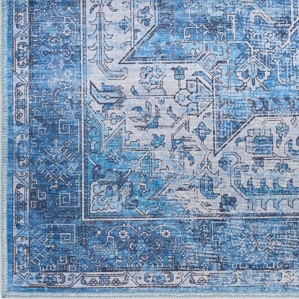 nourison Nourison Washables Blue Indoor only Persian Rug NWB15