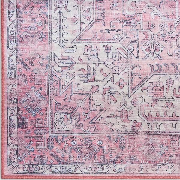 nourison Nourison Washables Pink Indoor only Persian Rug NWB15