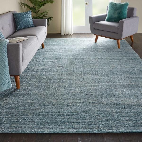 nourison WESTON WES01 SEAFOAM AREA RUG