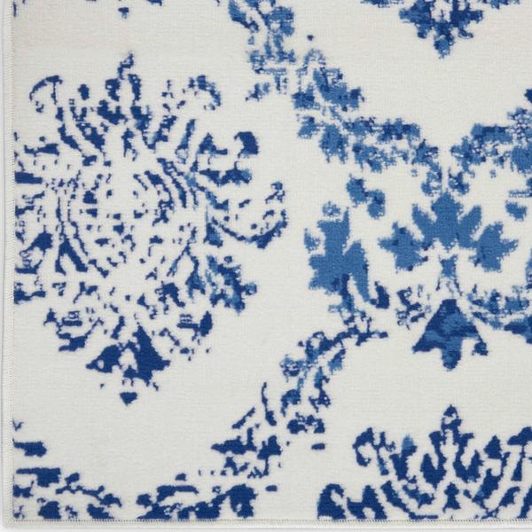 nourison WHIMSICLE WHS01 IVORY NAVY AREA RUG