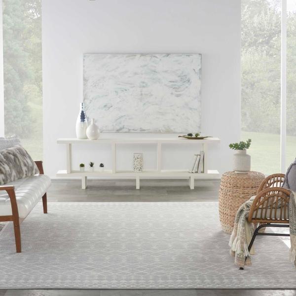Nourison WHIMSICLE WHS02 GREY AREA RUG