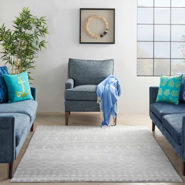 Nourison WHIMSICLE WHS02 GREY AREA RUG