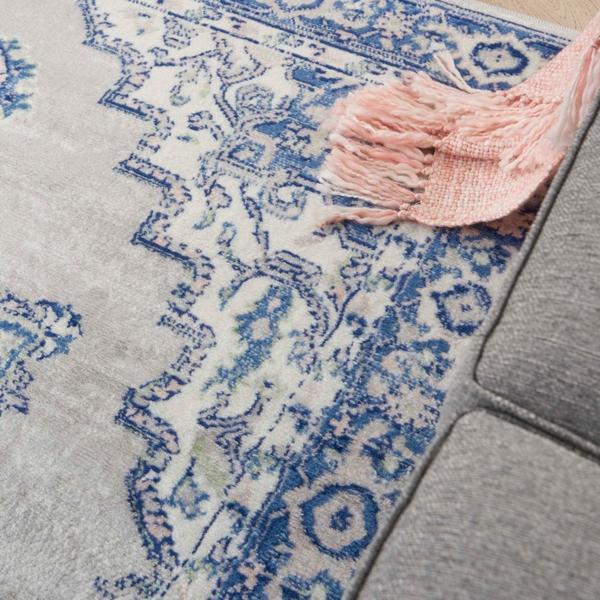 Nourison WHIMSICLE WHS03 GREY BLUE AREA RUG