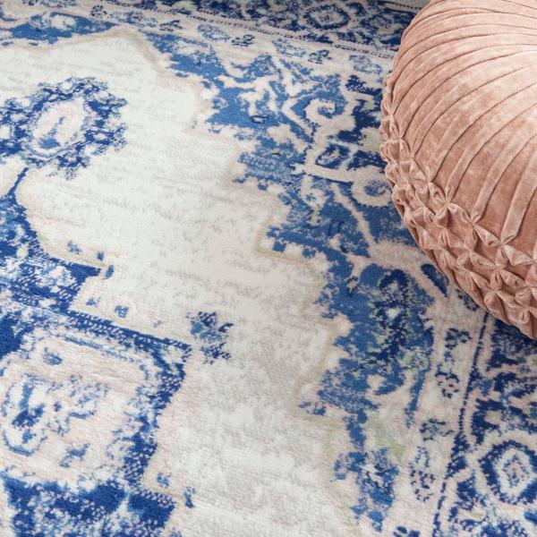 Nourison WHIMSICLE WHS03 IVORY BLUE AREA RUG