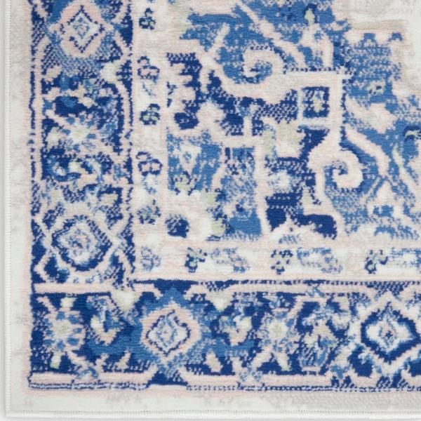 nourison WHIMSICLE WHS03 IVORY BLUE AREA RUG