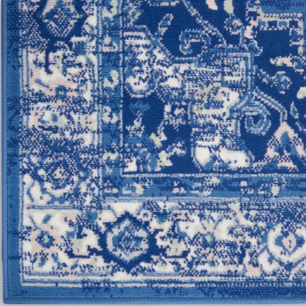 nourison WHIMSICLE WHS03 NAVY AREA RUG