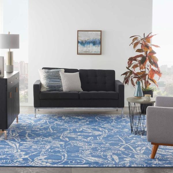 Nourison WHIMSICLE WHS05 BLUE AREA RUG