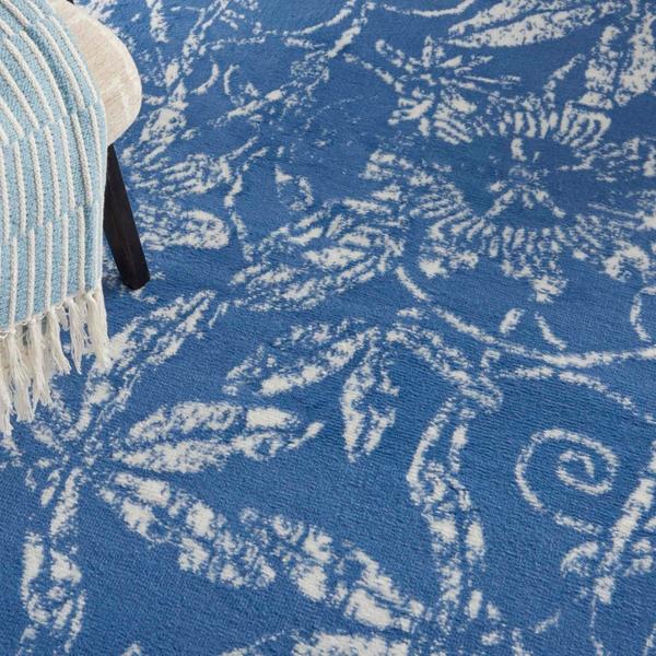 Nourison WHIMSICLE WHS05 BLUE AREA RUG