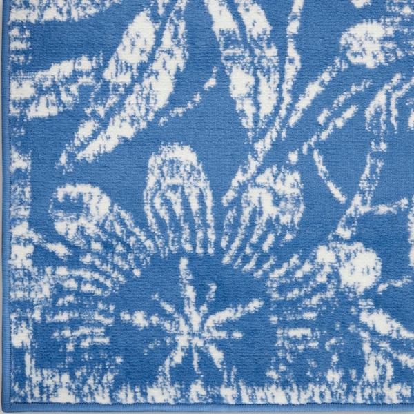 nourison WHIMSICLE WHS05 BLUE AREA RUG
