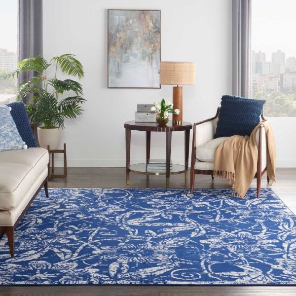Nourison WHIMSICLE WHS05 NAVY AREA RUG
