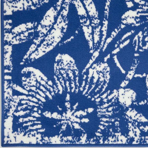 nourison WHIMSICLE WHS05 NAVY AREA RUG