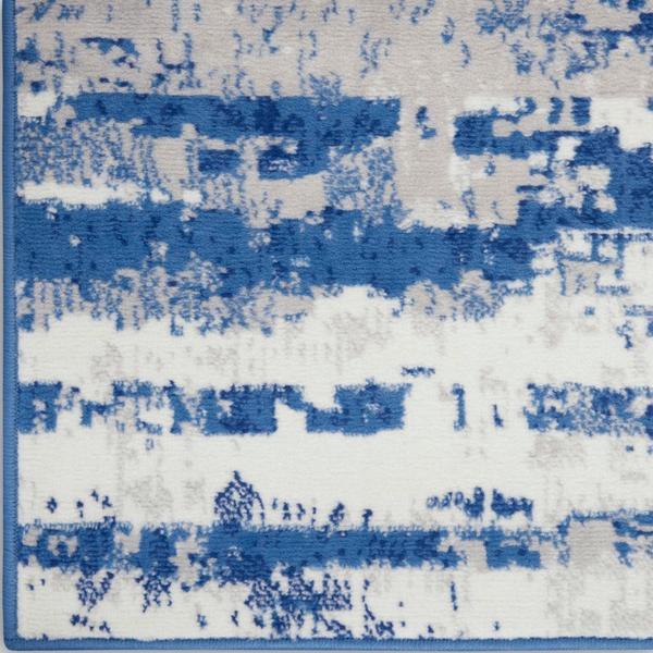 nourison WHIMSICLE WHS06 IVORY NAVY AREA RUG