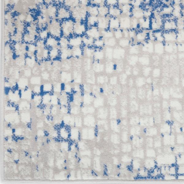 nourison WHIMSICLE WHS07 GREY BLUE AREA RUG