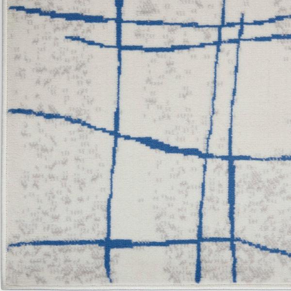 nourison WHIMSICLE WHS09 IVORY BLUE AREA RUG