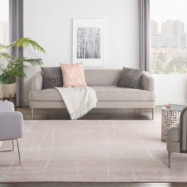 Nourison WHIMSICLE WHS09 PINK IVORY AREA RUG