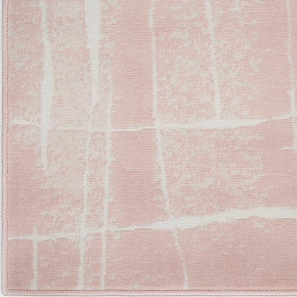 nourison WHIMSICLE WHS09 PINK IVORY AREA RUG