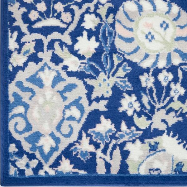 nourison WHIMSICLE WHS10 NAVY MULTICOLOR AREA RUG