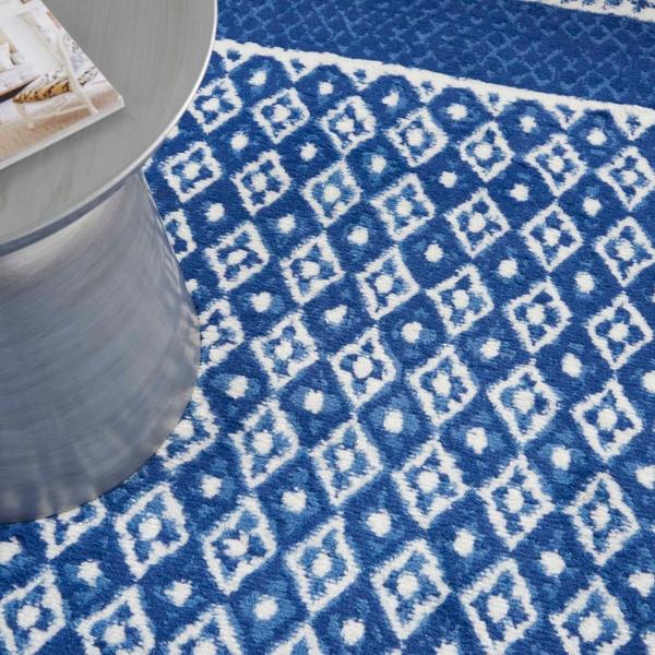 Nourison WHIMSICLE WHS13 NAVY AREA RUG