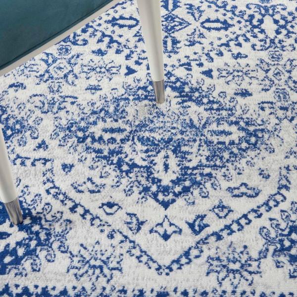 Nourison WHIMSICLE WHS15 IVORY NAVY AREA RUG