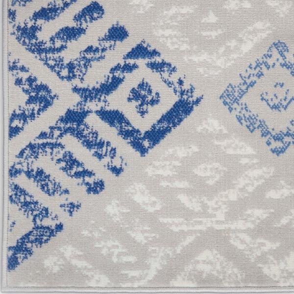 nourison WHIMSICLE WHS18 GREY BLUE AREA RUG