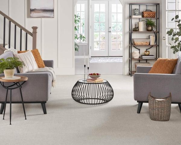 Nourison WOOLCRAFT 4 SHEER VALUE SHRVL SILVER